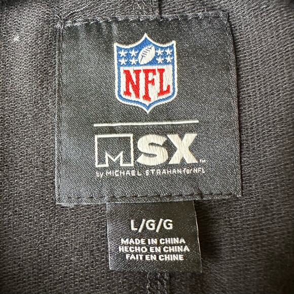 NFL Carolina Panthers Top Womens Large Black Tunic Logo NEW Long Sleeve Football - Picture 8 of 14